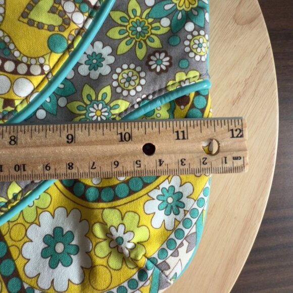 Vera Bradley Lemon Parfait Crossbody Purse Adjustable Retired - Picture 7 of 9